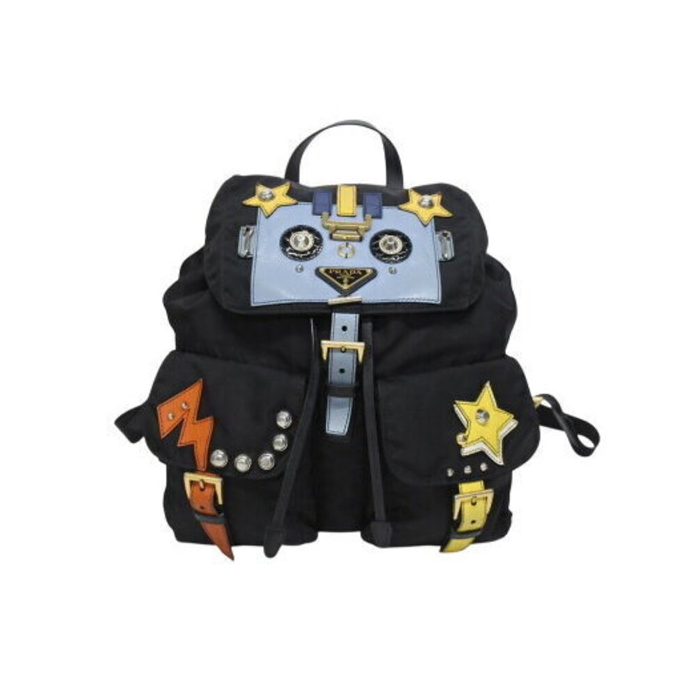 Prada Tessuto Backpack Robot Patch Triangle Logo … - image 1